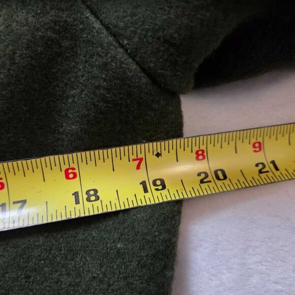 New 12 J Crew Factory wool-blend lady day coat in Pine Green - Picture 9 of 12